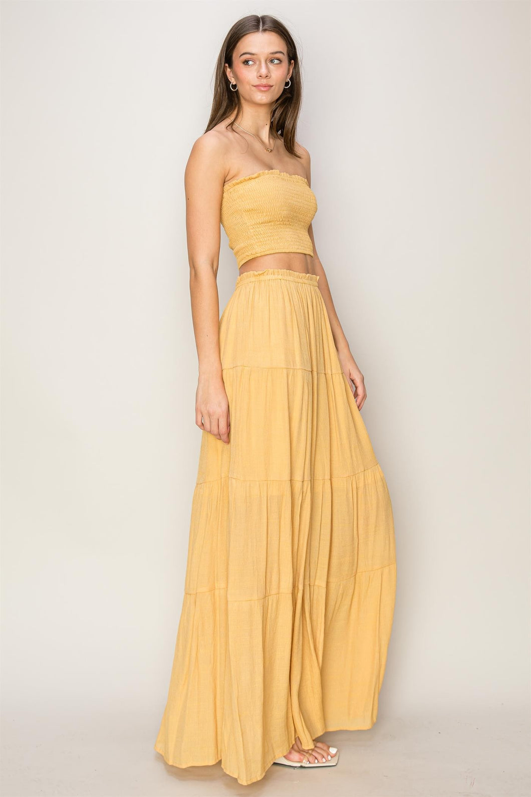 Sunset Tube Top & Maxi Skirt Set