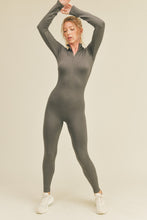 Load image into Gallery viewer, On the Go Zipper Front Seamless Jumpsuit
